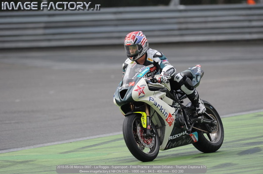 2010-05-08 Monza 0697 - La Roggia - Supersport - Free Practice - Jason DiSalvo - Triumph Daytona 675
